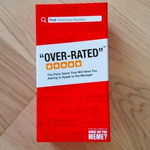 Over-Rated Card Game